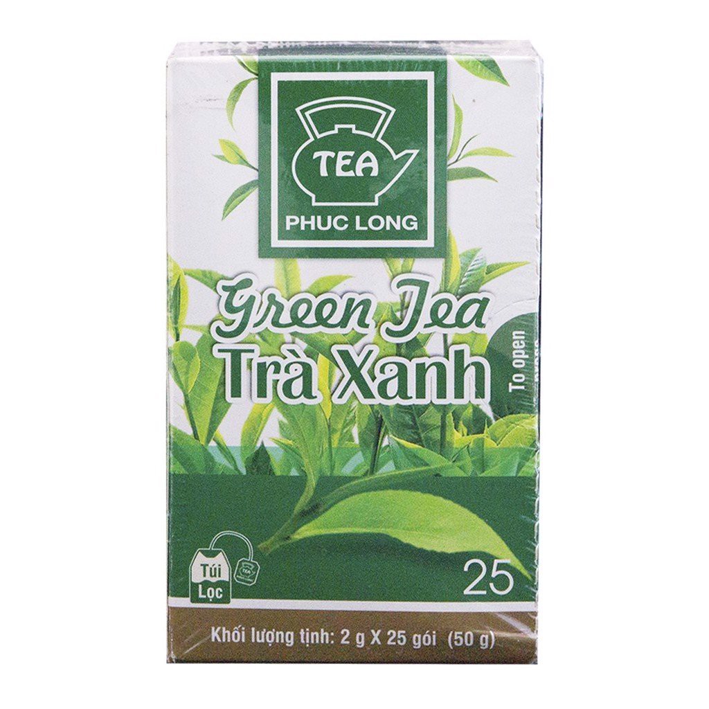 [Toàn Quốc] - Trà Xanh Túi Lọc Phúc Long 25g