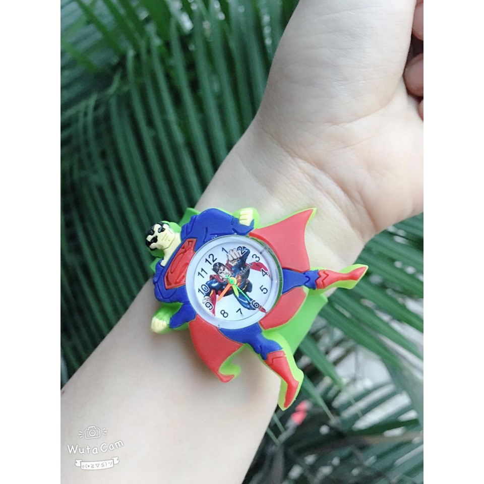 Đồng Hồ Điện Tử Dễ Thương Cho Bé - LHBV đồng hồ đeo tay bé trai hình siêu nhân