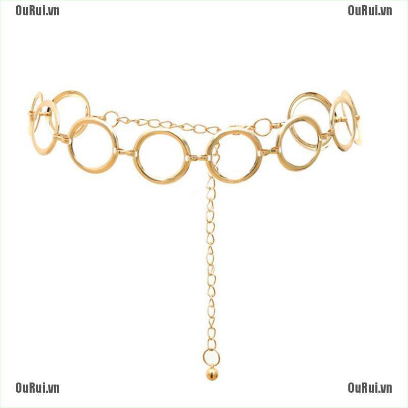 Thắt Lưng Thời Trang Bằng Kim Loại Cá Tính