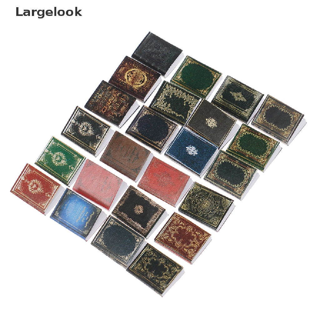 Set 3 mô hình quyến sách mini tỉ lệ 1:12 trang trí nhà búp bê