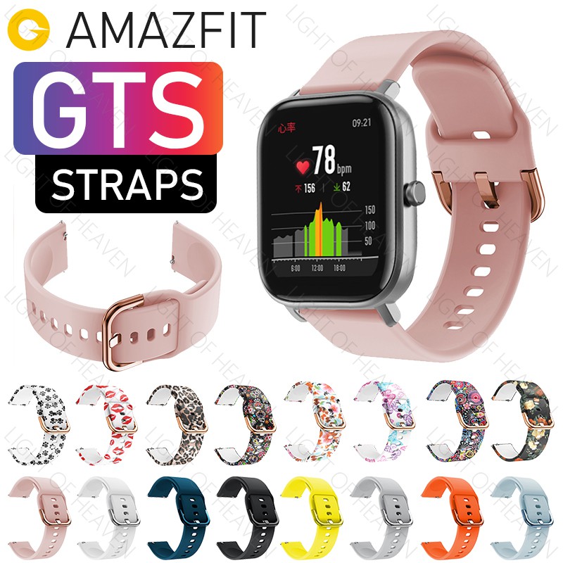 Dây Đeo Đồng Hồ Bằng Silicone Thiết Kế Thời Trang 2019 Cho Huami Amazfit Gts 2 Mini 2e Bip Lite S U Pop Pro Gtr 42mm