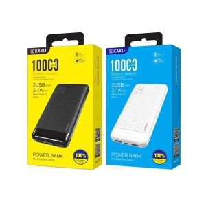 [ CHÍNH hÃNG ] Pin dự phòng 10.000mAh KAKU KSC-316 Black/White  - nhà của min  - nhà của min