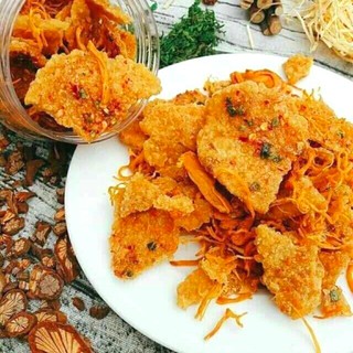 Cơm cháy lắc khô gà lá chanh khô gà bơ tỏi