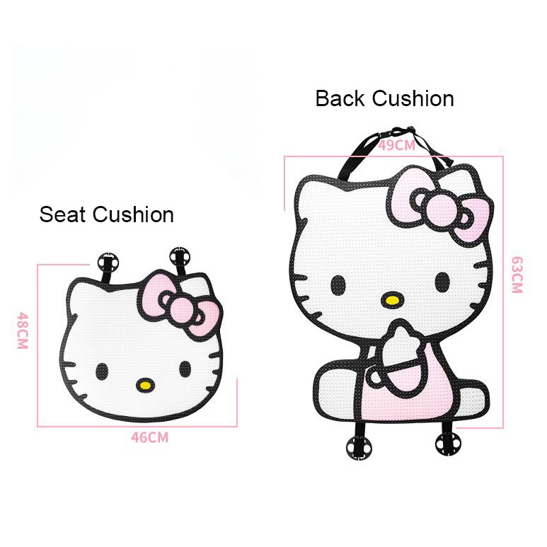 Đệm Lót Ghế Ngồi Xe Hơi In Họa Tiết Hoạt Hình Dễ Thương Thời Trang Mùa Hè Tiện Dụng Cho Xe Hơi365