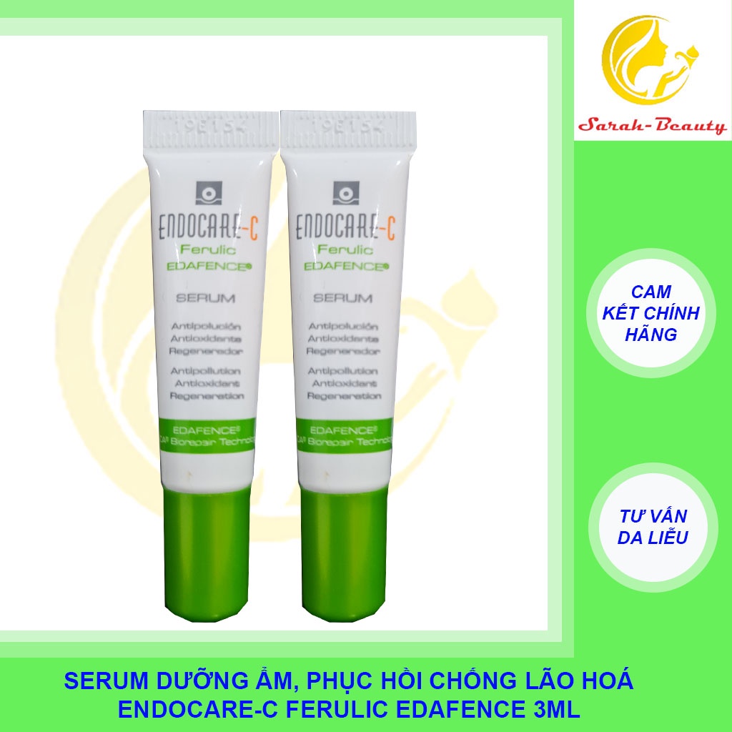 Dưỡng ẩm,phục hồi,sáng da,Chống lão hóa Endocare Cream Gelcream serum  C Ferulic Edafence 3ml