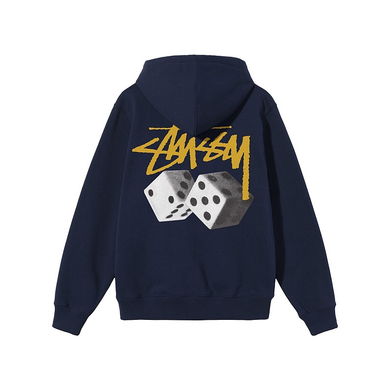 STUSSY Áo Hoodie In Hình Xúc Xắc Cá Tính 924751Mh