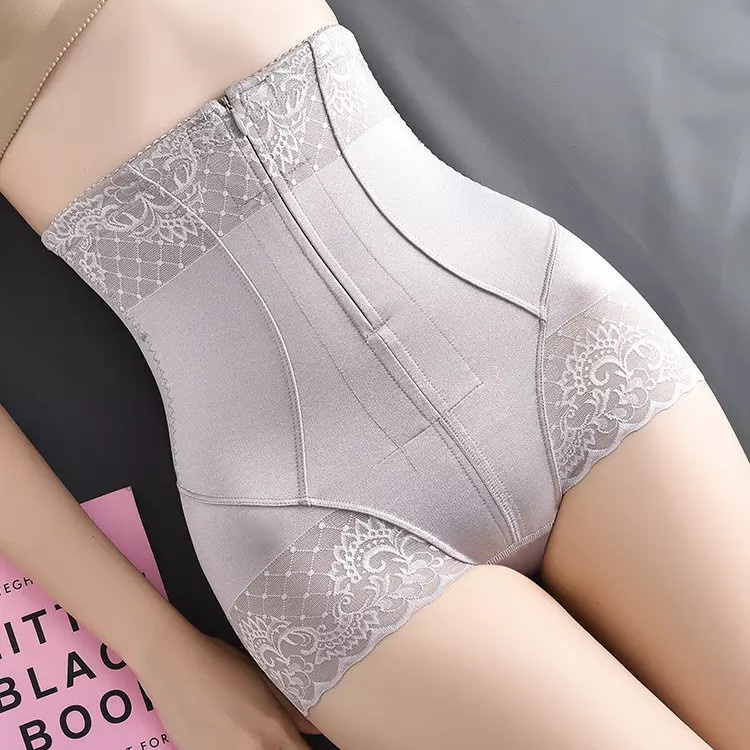 Quần lót định hình eo AOWEINISI phối khóa kéo thời trang quyến rũ dành cho nữ
