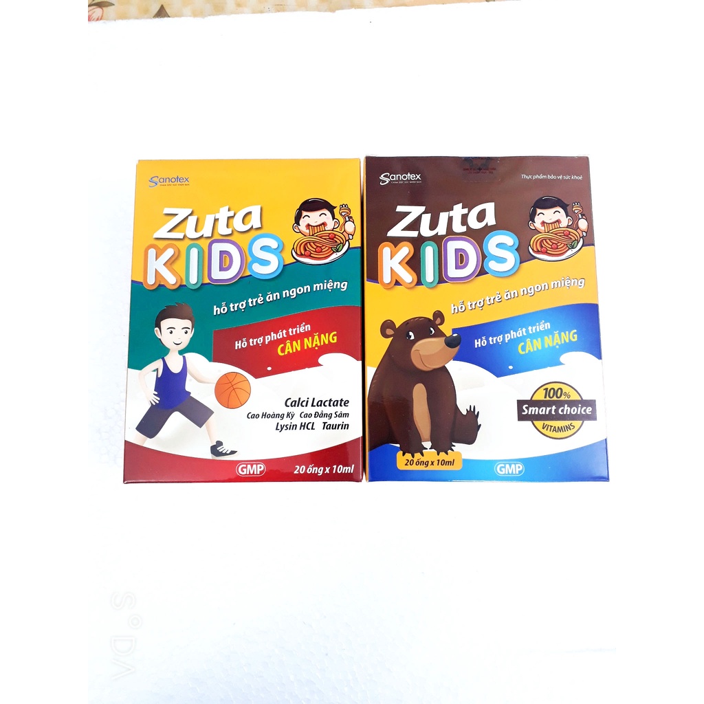 Siro ăn ngon Zuta Kids, hỗ trợ trẻ ăn ngon miệng, giúp phát triển cân nặng và tăng sức đề kháng cho bé