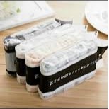 Set 5 cuộn túi rác tự phân hủy mẫu mới công nghệ Nhật Bản size 45x50cm
