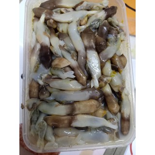 RUỘT ỐC MÓNG TAY LÀM SẠCH TẶNG NƯỚC CHẤM