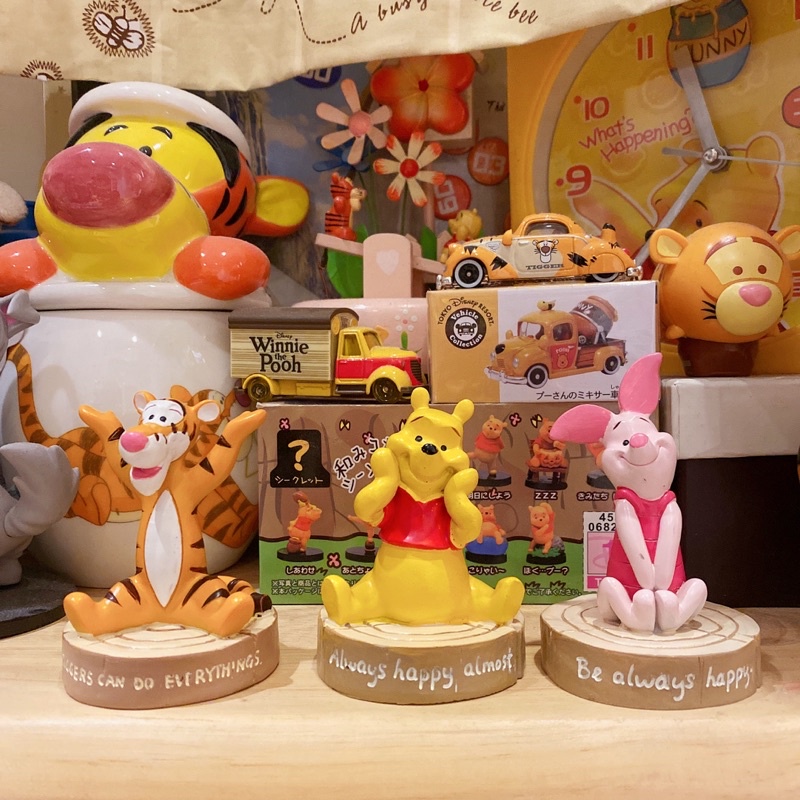 Tượng decor đồ chơi gấu Pooh và các bạn
