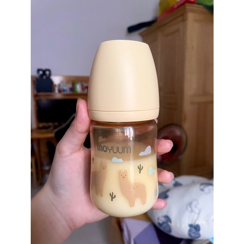 Bình sữa Moyuum 170ml/270ml Hàn quốc- Hàng chính hãng- Hỗ trợ đổi size núm