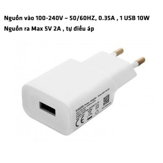 Củ sạc XIAOMI MDY - 08 - EO 5V2A