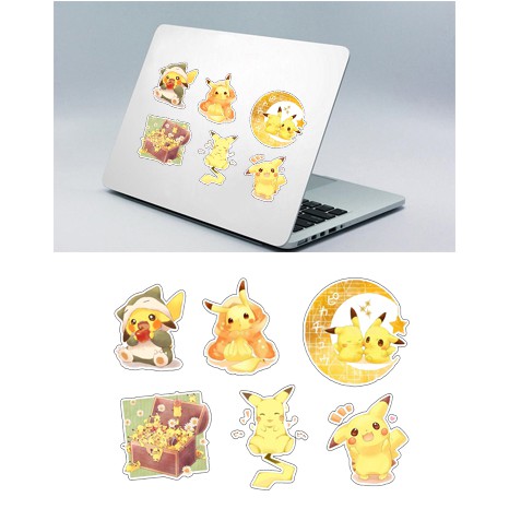 Sticker chuột vàng  A3 S30T15 chống thấm nước decal sticker dán laptop mũ bảo hiểm xe sticker cao cấp chủ đề