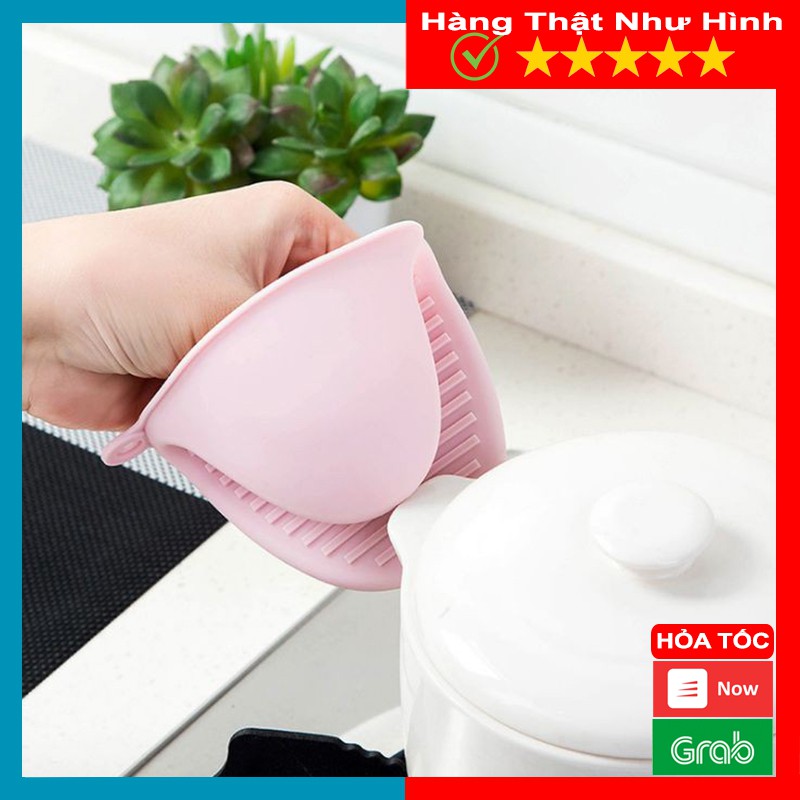 Miếng Nhấc Nồi Silicon Chịu Nhiệt Chống Nóng Có Móc Treo (1 MIẾNG) - MTDDT