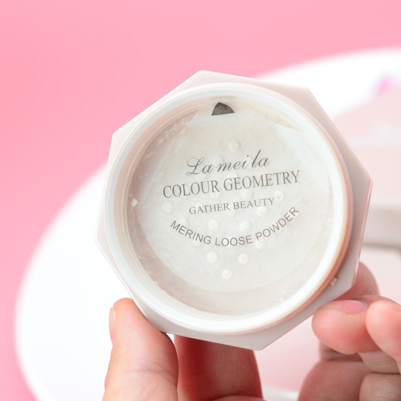 Phấn Phủ Lameila Dạng Bột Kiềm Dầu Phấn Make Up Powder Hình Lục Giác Vỏ Hồng Nữ Tính Golmon | BigBuy360 - bigbuy360.vn