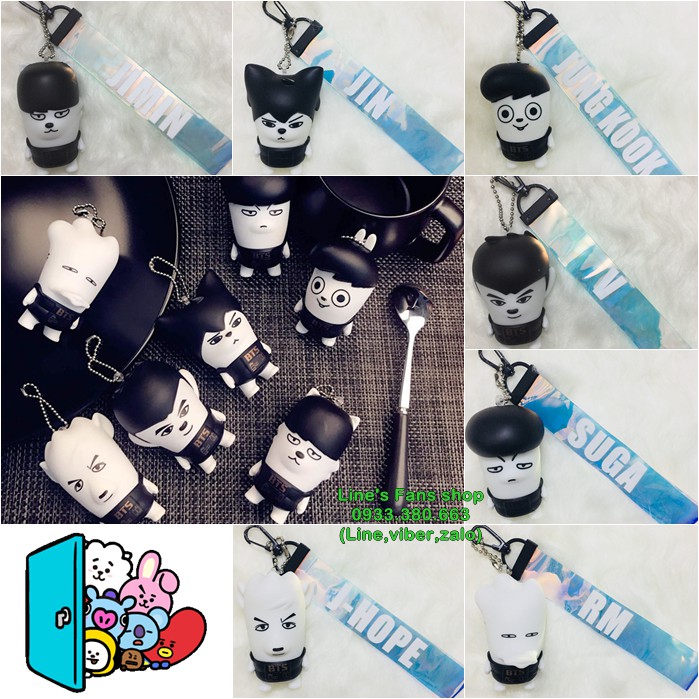 [MUA 1 TẶNG 1] Dây strap BTS holo (KM tặng Sticker & hình xăm BT21 BTS)