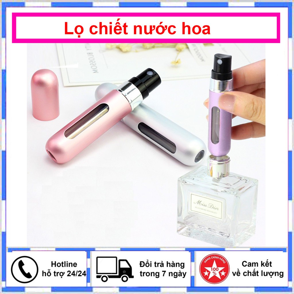 Lọ chiết nước hoa mini vỏ nhôm