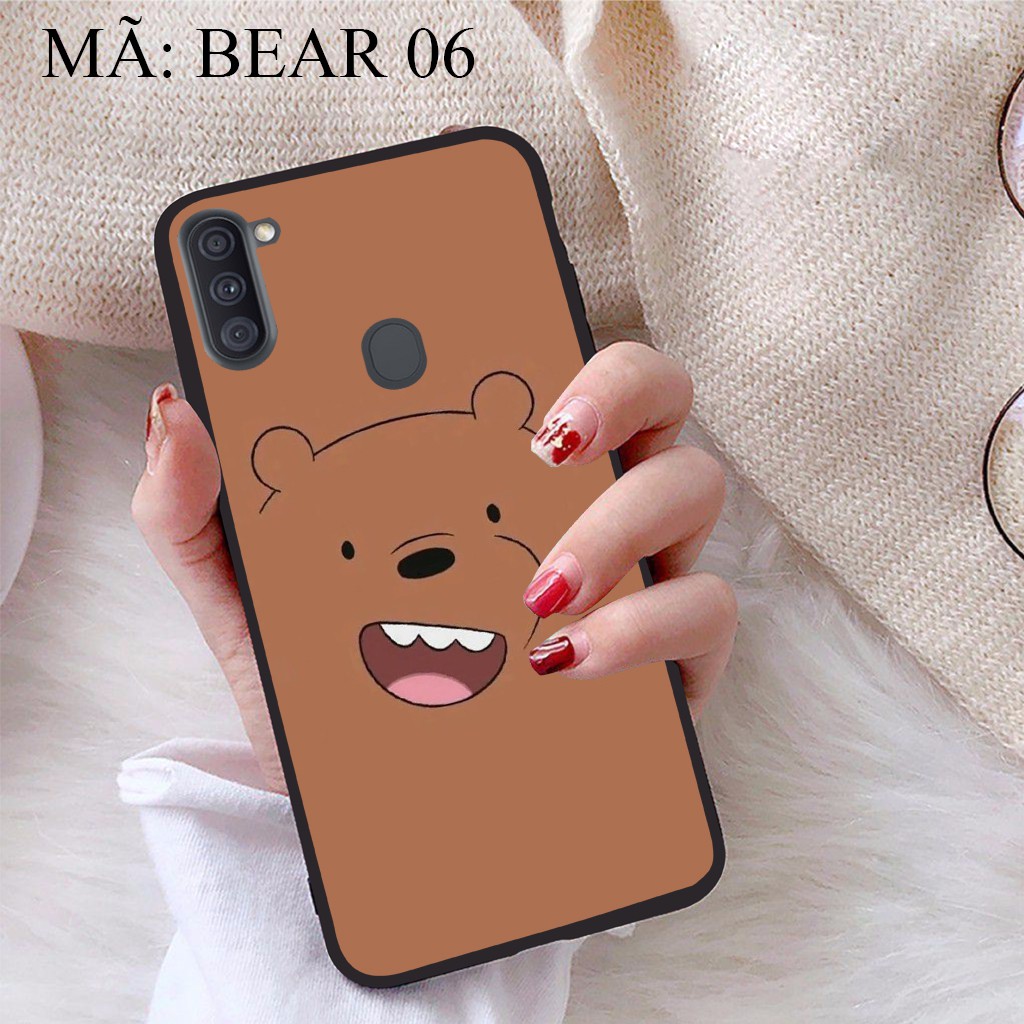 Ốp lưng Samsung Galaxy A11 viền dẻo TPU BST Gia Đình Nhà Gấu