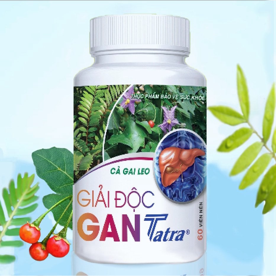 Giải Độc Gan Cà gai leo Tatra Lọ 60 viên
