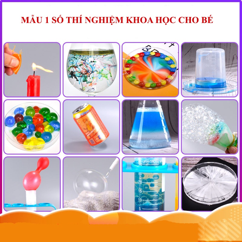Đồ Chơi Thí Nghiệm Khoa Học, Hóa Học, Vật Lý Dành Cho Bé