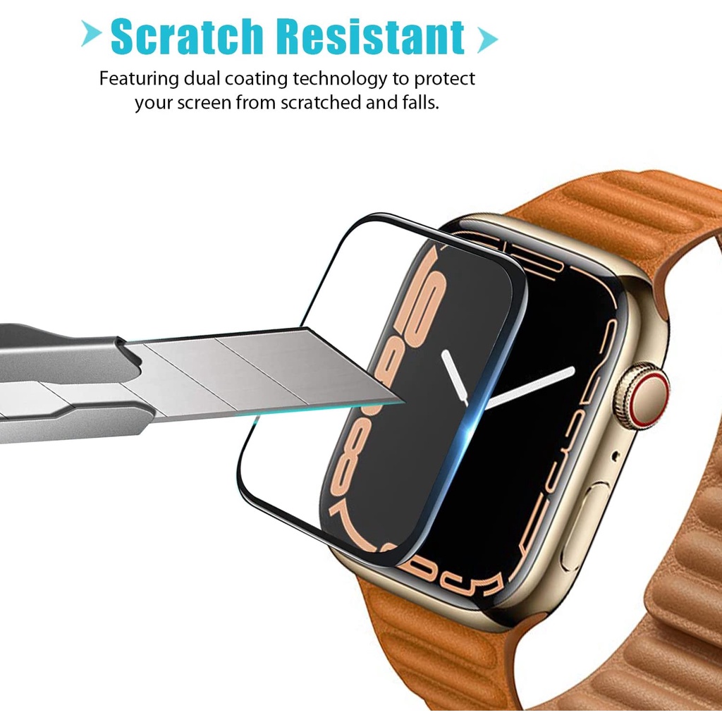 Miếng Dán Bảo Vệ Màn Hình Đồng Hồ Apple Watch 7 6 SE 5 4 3 40MM 41MM 42MM 44MM 45MM Iwatch 5 / 6 / SE / 7 Series 38mm