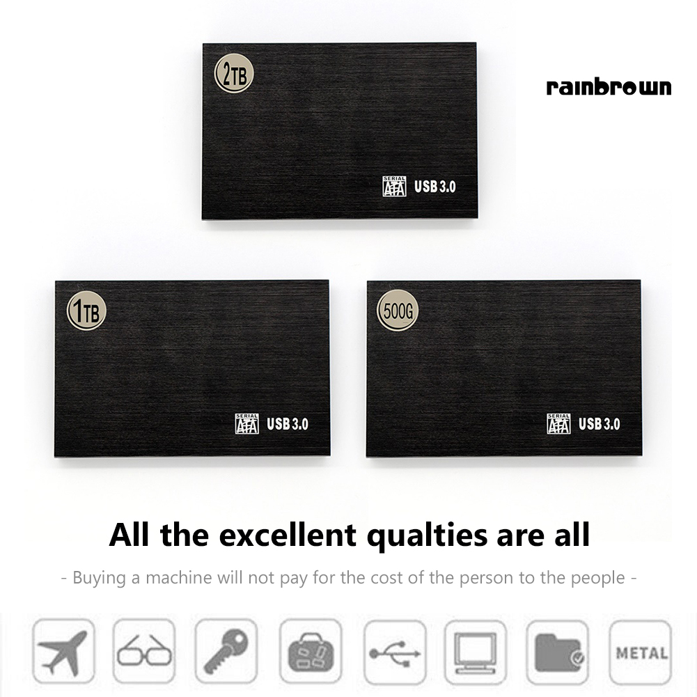 Ổ Cứng Di Động 500g / 1t / 2t Usb 3.0 Hdd 2.5inch Cho Pc / Rxdn / | BigBuy360 - bigbuy360.vn