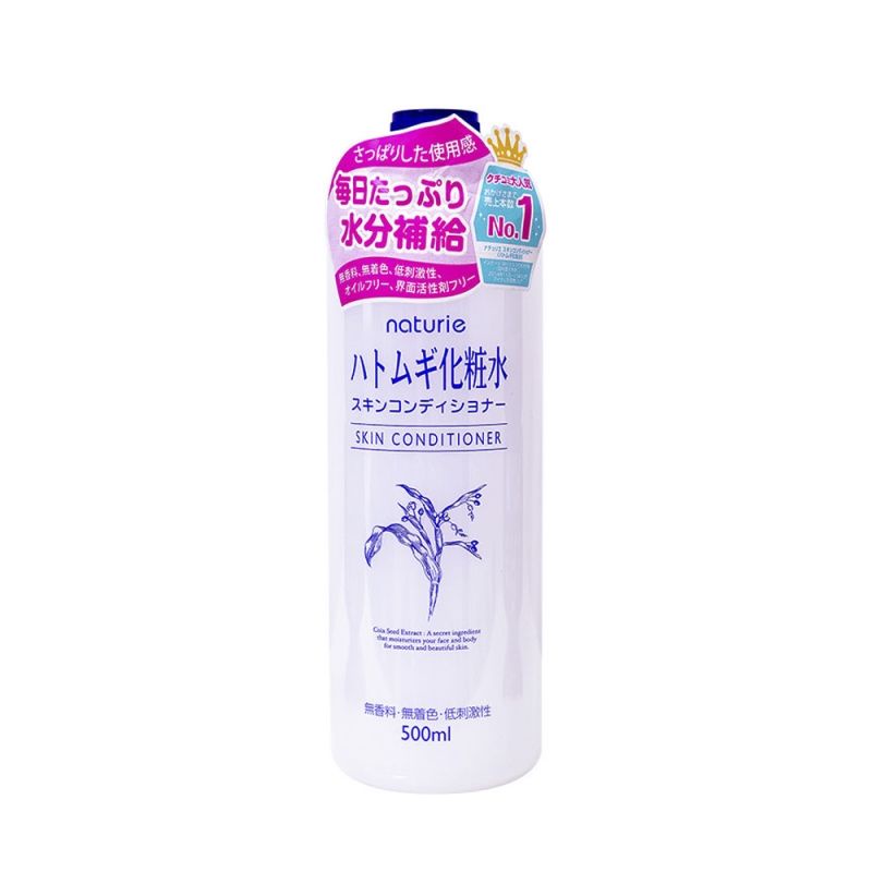 Nước Hoa Hồng Ý Dĩ Naturie Hatomugi Skin Conditioner Lotion Nhật Bản 500ml