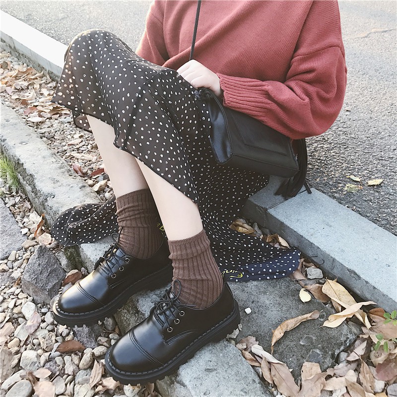 ] (ORDER) Giày ulzzang Harajuku da mềm | BigBuy360 - bigbuy360.vn