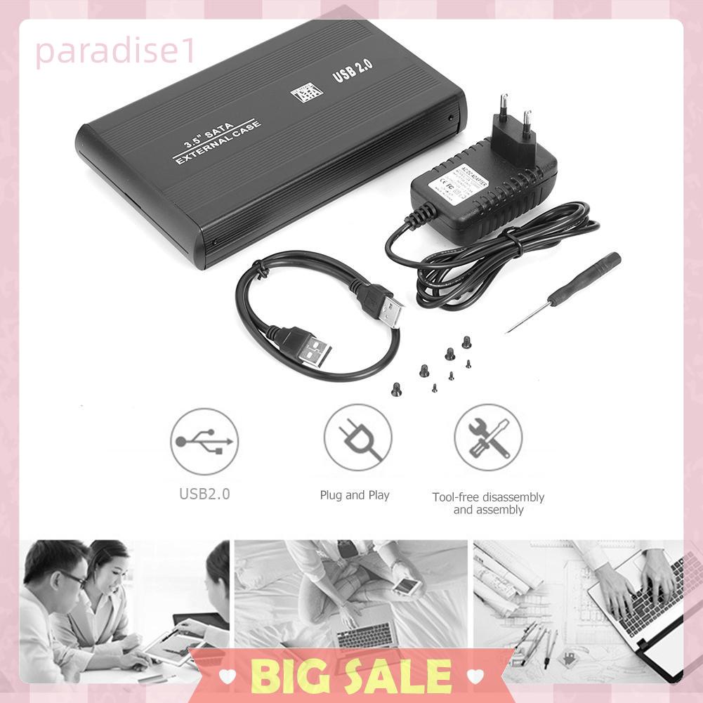 Hộp Đựng Ổ Cứng Ngoài 3.5 inch SATA Sang USB2.0 | BigBuy360 - bigbuy360.vn
