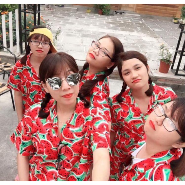 Bộ dưa hấu đỏ