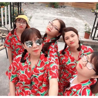 Bộ dưa hấu đỏ