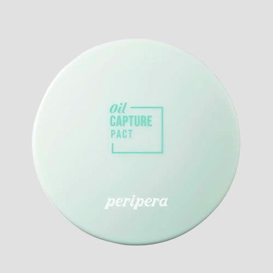 Phấn phủ dạng nén trang điểm Peripera Oil Capture Pact 10g