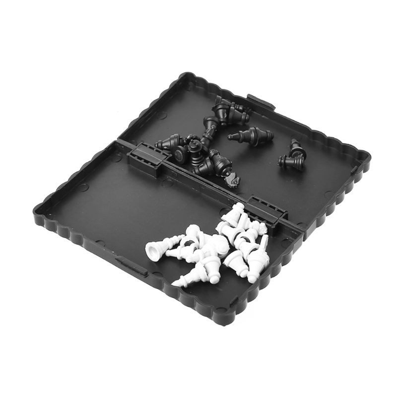 Bộ cờ vua bằng nhựa kích thước mini có từ tính tiện dụng