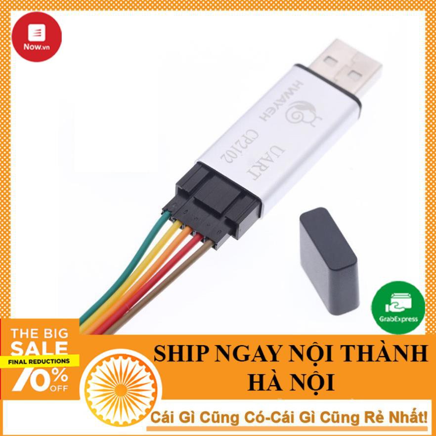 Mạch Chuyển Đổi USB to TTL CP2102 Vỏ Nhôm - NTHN