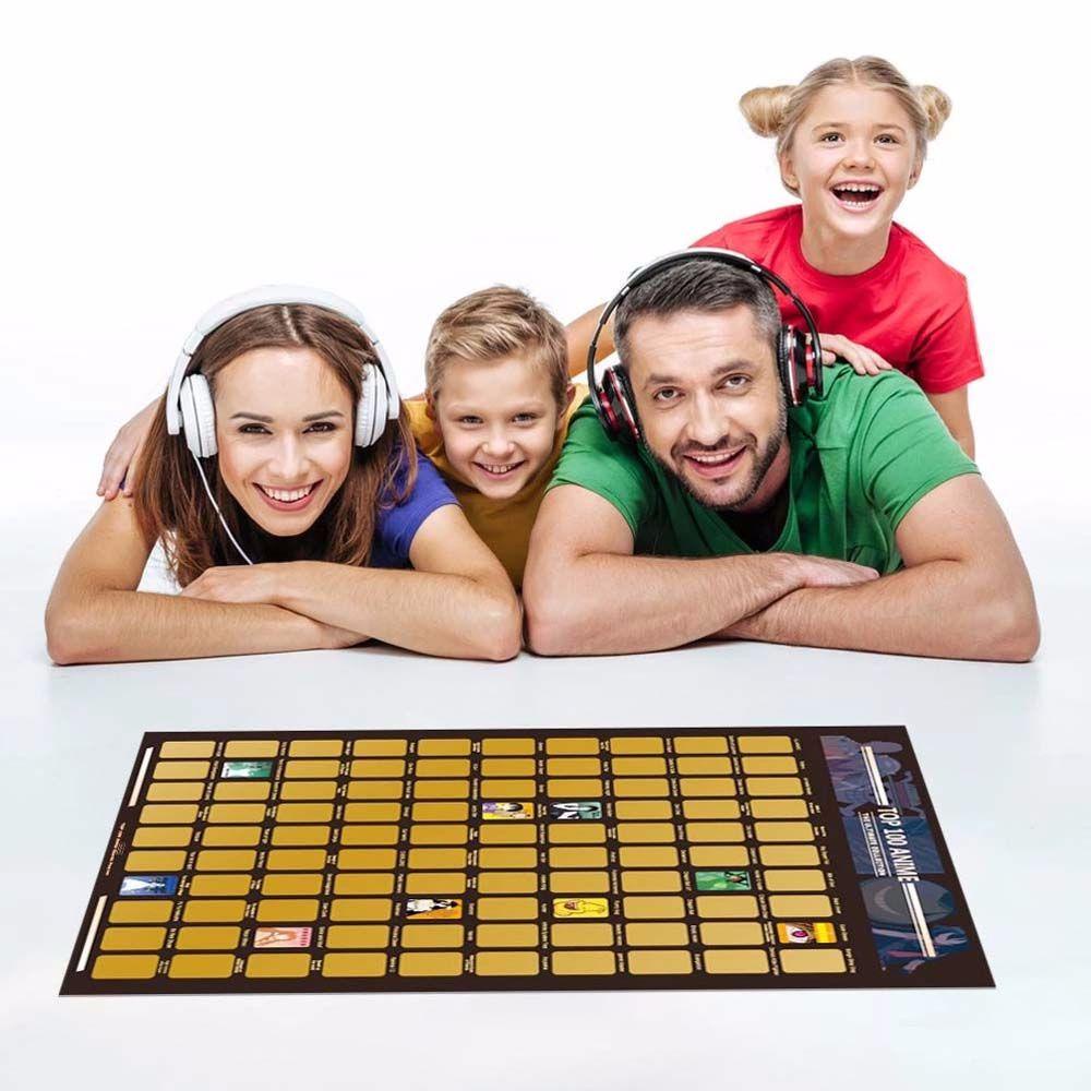 Set 100 Tấm Áp Phích Dán Tường Họa Tiết Anime Độc Đáo