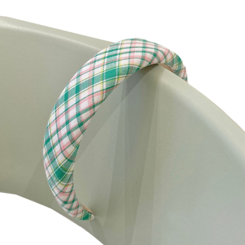 Flgo Băng Đô Vải Xốp Xếp Ly Tăng Chiều Cao Cá Tính Cho Cài Tóc