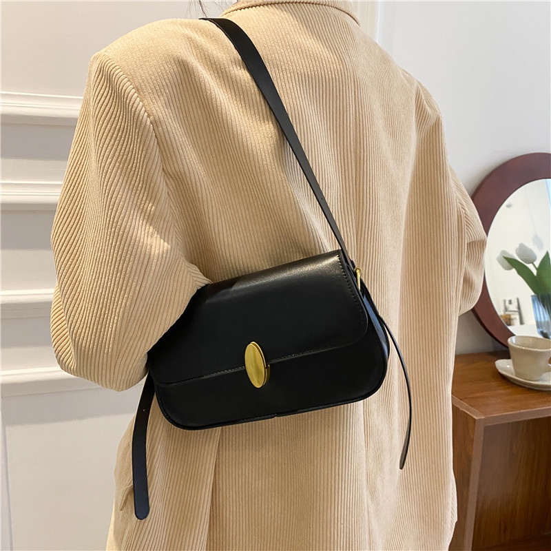 Túi đeo vai thời trang retro đơn giản cá tính cho nữ 2021