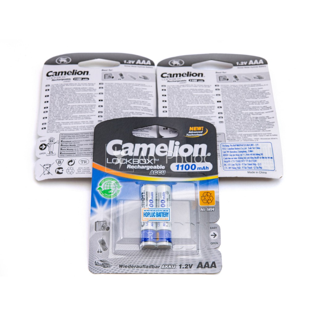 Pin tiểu đũa sạc AAA Camelion HR03 Ni-MH 1100mAh