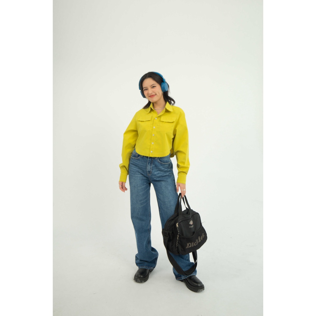 Quần jean suông 2 màu | Baha Jeans | Secodee