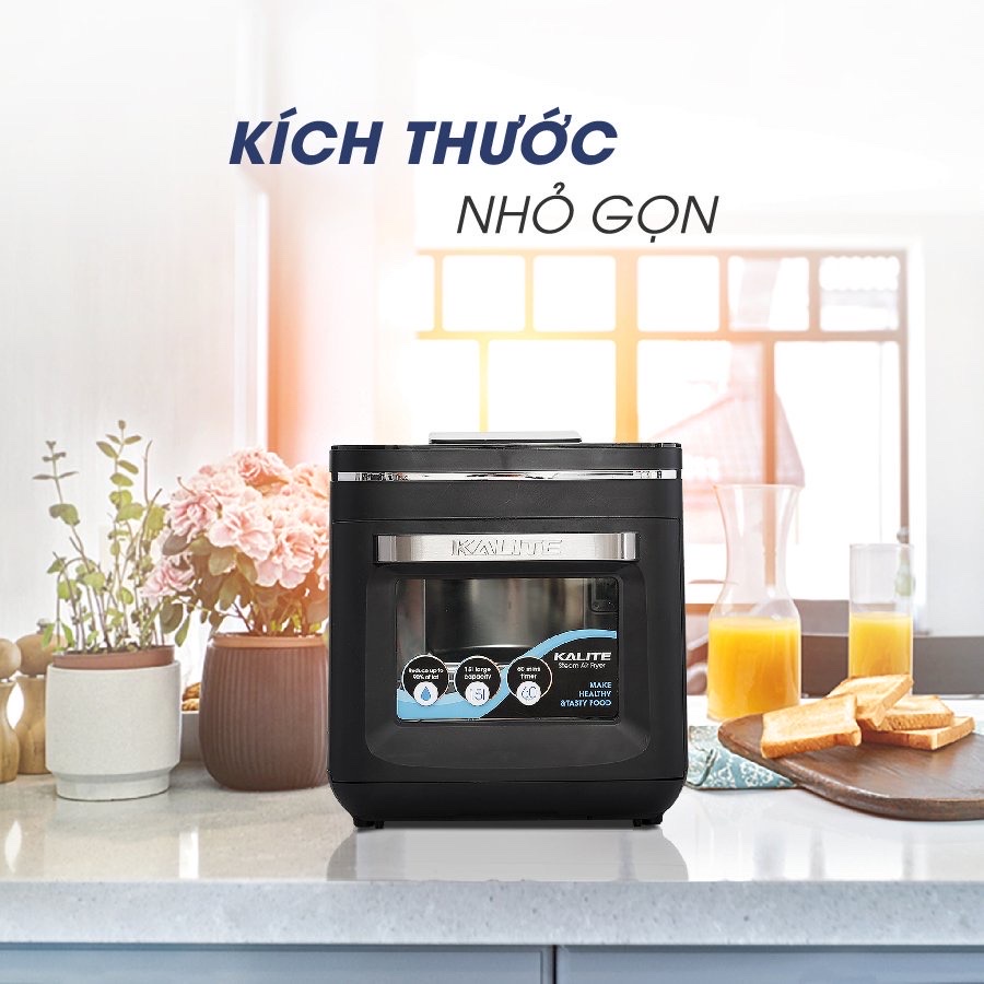 Nồi chiên không dầu hơi nước Kalite Steam X, Steam Pro, Steam Star - dung tích 15L ( Hàng chính hãng)