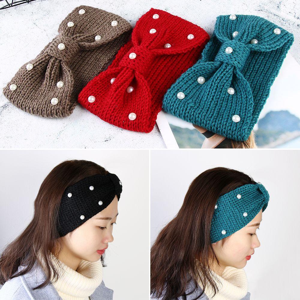 WATTLE Băng BuộC ĐầU Len HìNh Nơ Xinh XắN