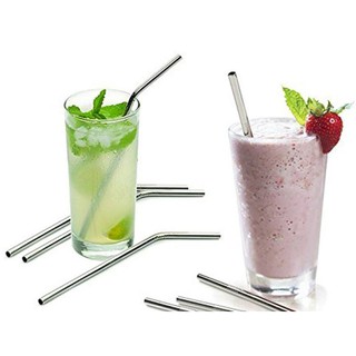 Bộ Ống Hút Inox 3 Món Kèm Cọ Rửa Tiện Lợi Có Thể Tái Sử Dụng