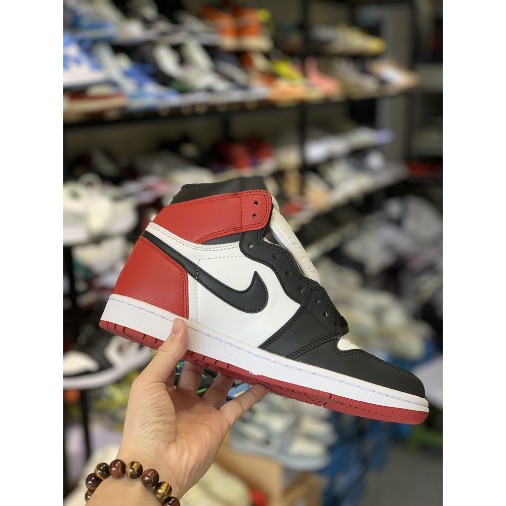 (FREESHIP) Giày thể thao AIR JORDAN 1 hightop cổ cao blacktoe | BigBuy360 - bigbuy360.vn
