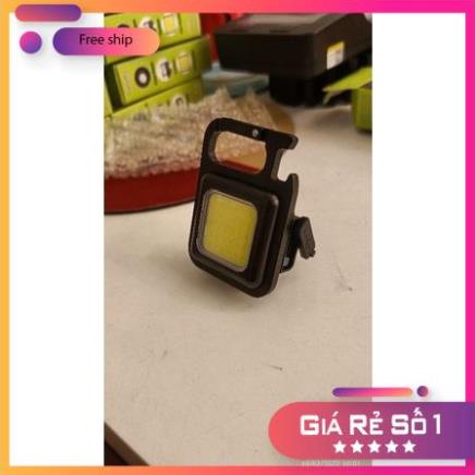 Đèn móc khoá mini COB 800 lumen siêu sáng, edc nhỏ gọn hỗ trợ cắm trại, du lịch, dự phòng