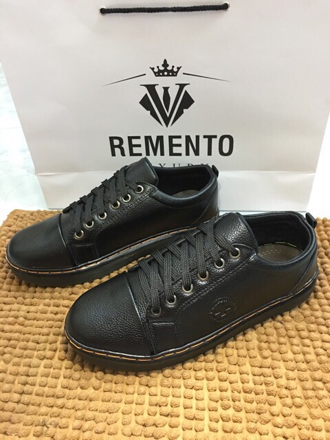 Giày da khâu nam đế kếp