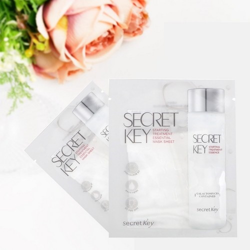 Mặt Nạ Dưỡng Trắng Da, Chống Lão Hóa Secret Key Starting Treatment Essential Mask Sheet 30g