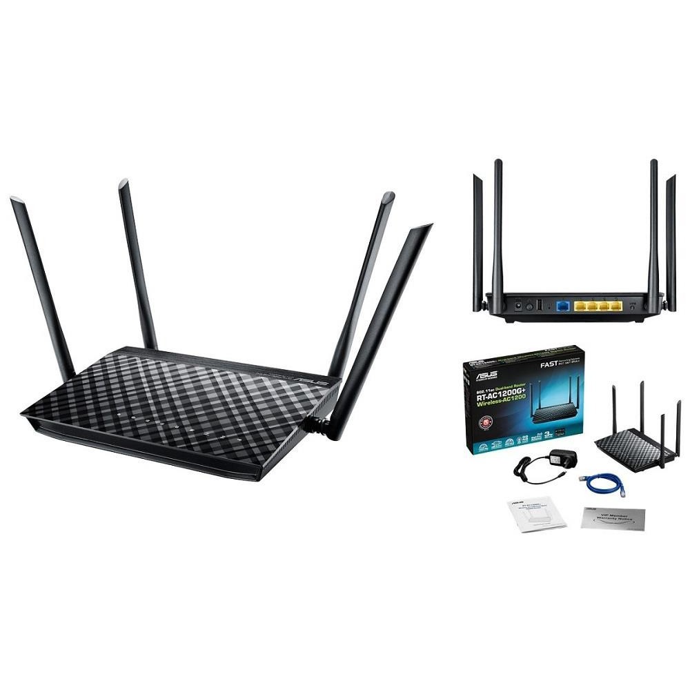 [Mã ELTECHZONE giảm 5% đơn 500K] Thiết bị mạng phát Wifi Asus RT-AC1200G+ New 100% | BigBuy360 - bigbuy360.vn