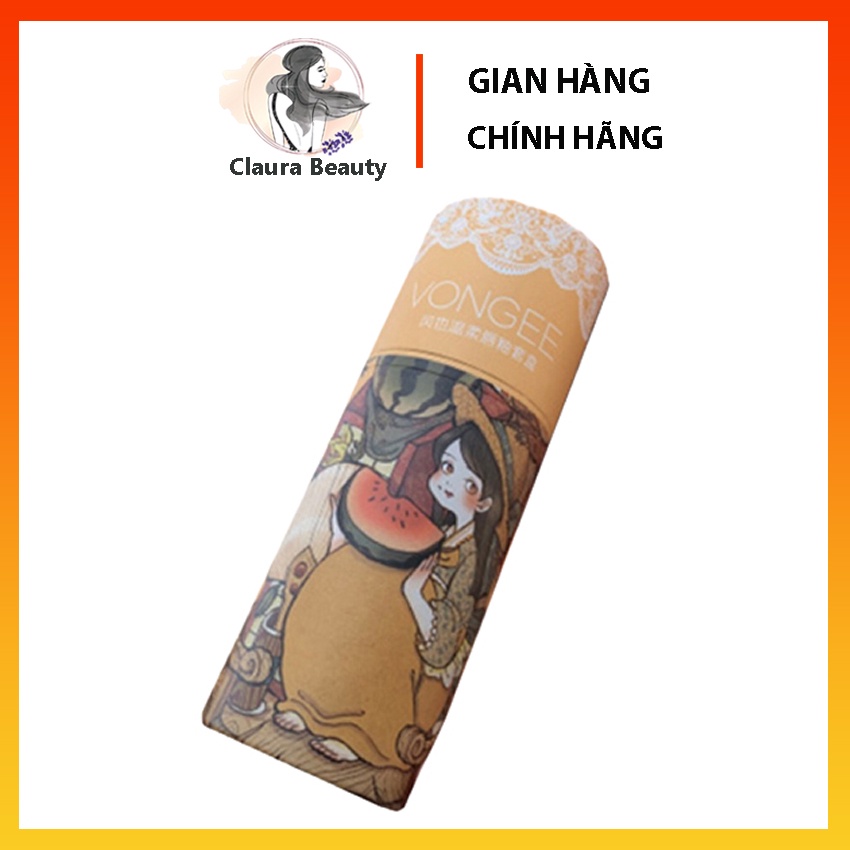 [Chính Hãng] Vongee, Set Son 5 Cây, Son Lì, Bền Màu, Lâu Trôi, Đẹp Như Son Blackrough, Claura Beauty