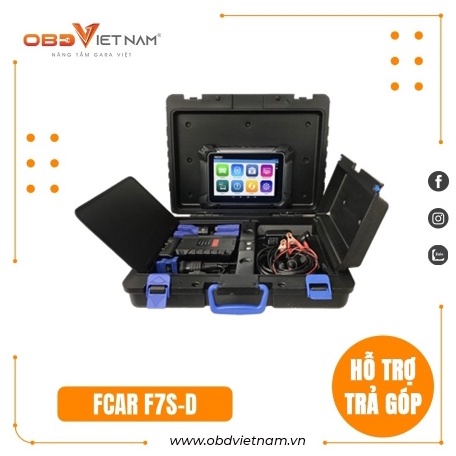 Máy đọc lỗi chẩn đoán xe tải hạng nặng FCAR F7SD